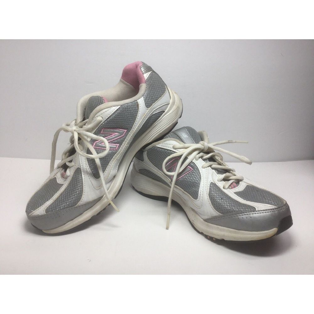 New‎ Balance Womens NB 496 Sneakers Size 9.5 White Pink Hiking Walking Shoes